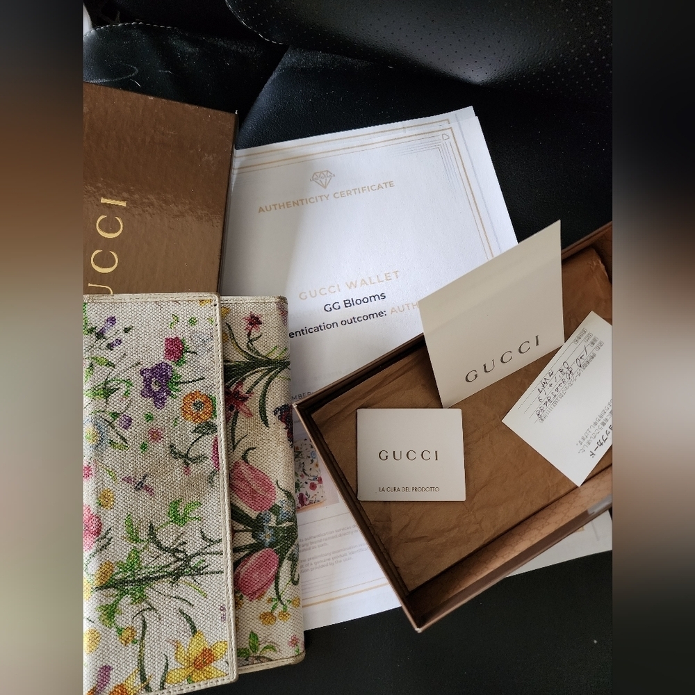 Preowned‎ Gucci Blooms Wallet Authenticated - Picture 2 of 10